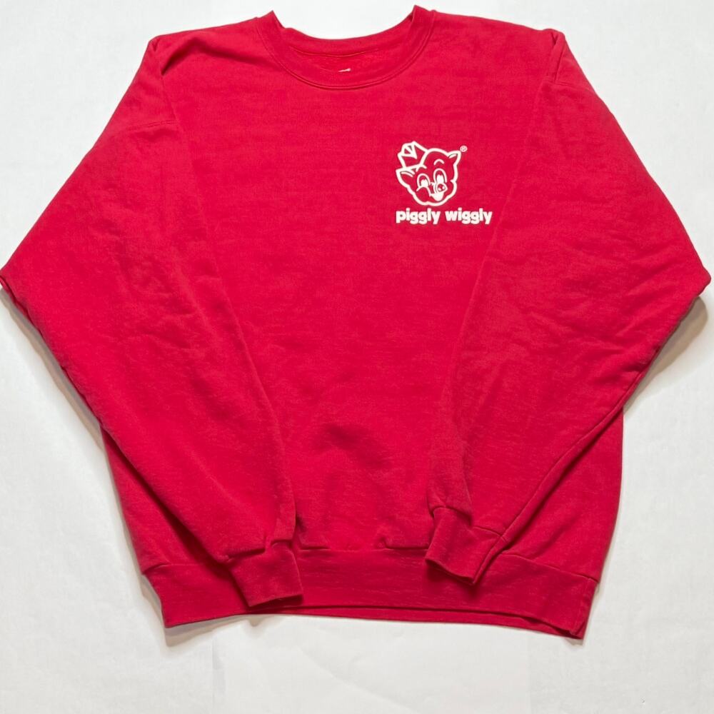 Men's Piggly Wiggly Red Hanes sweatshirt size XL